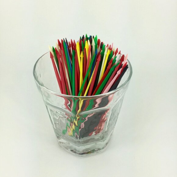 VINTAGE MCM SWIZZLE STICKS + ZOO PIKS COCKTAIL ANIMALS . LOT OF 152 . KITSCH BAR - Picture 5 of 16